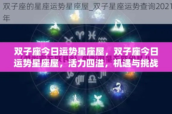 双子座今日运势星座屋，活力与挑战并存