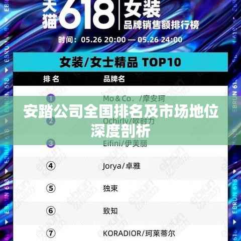安踏公司全国排名及市场地位深度剖析