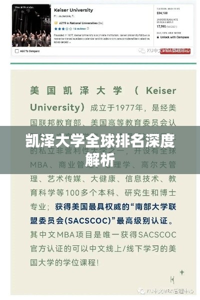 凯泽大学全球排名深度解析
